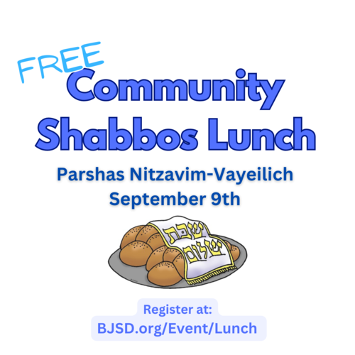 Banner Image for Shabbos Luncheon - Parshas Nitzavim-Veyeilech
